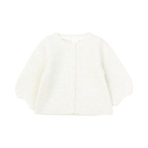 Chaleco Manga Larga Bebé Niña Ficcus Garden Crudo