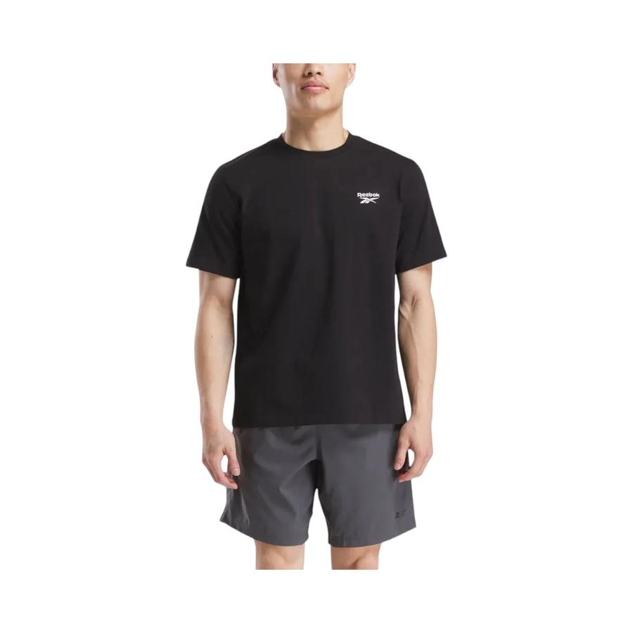 Polera m/c Hombre Reebok Cody Small Logo Crew Negro