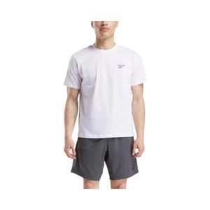 Polera m/c Hombre Reebok Cody Small Logo Crew Blanco