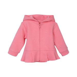 Polerón Full Zipper Niña Pillin PVC509-25 Coral