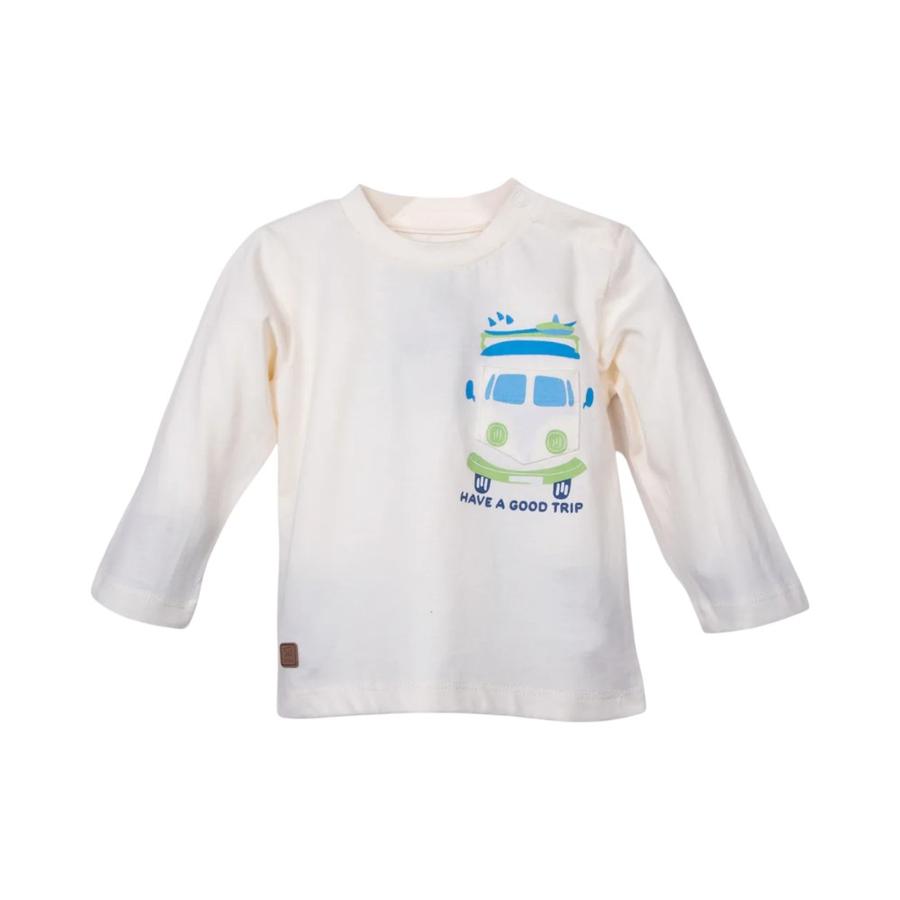 Polera Manga Corta Niño Pillin PVC603-25 Crudo