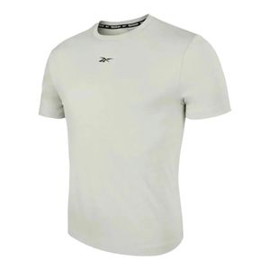Polera m/c Hombre Reebok Id Train Melange Tech Tee Gris