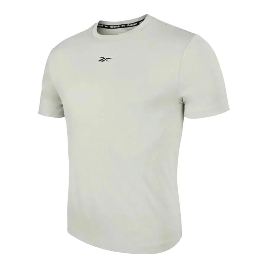 Polera m/c Hombre Reebok Id Train Melange Tech Tee Gris