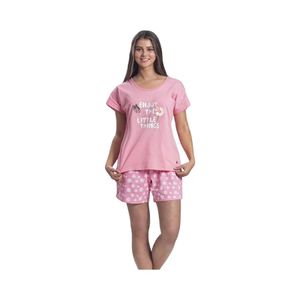 Pijama Corto Mujer Mon Amour 573 Rosado