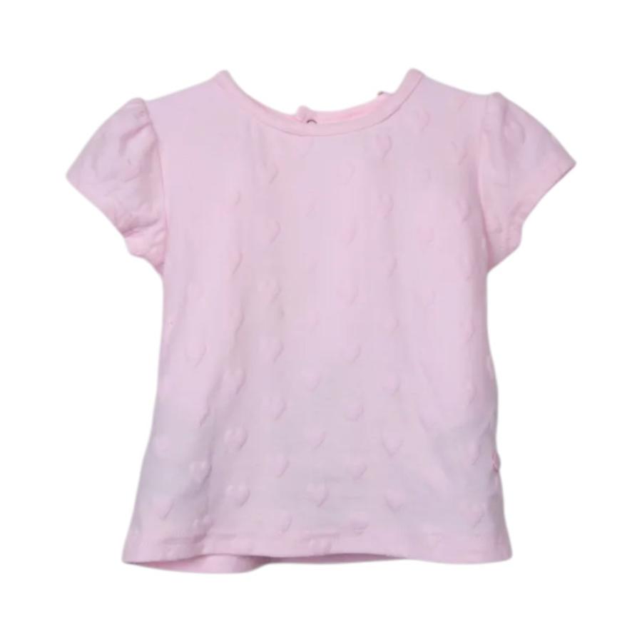 Polera Manga Corta Niña Pillin PVC611-25 Rosado