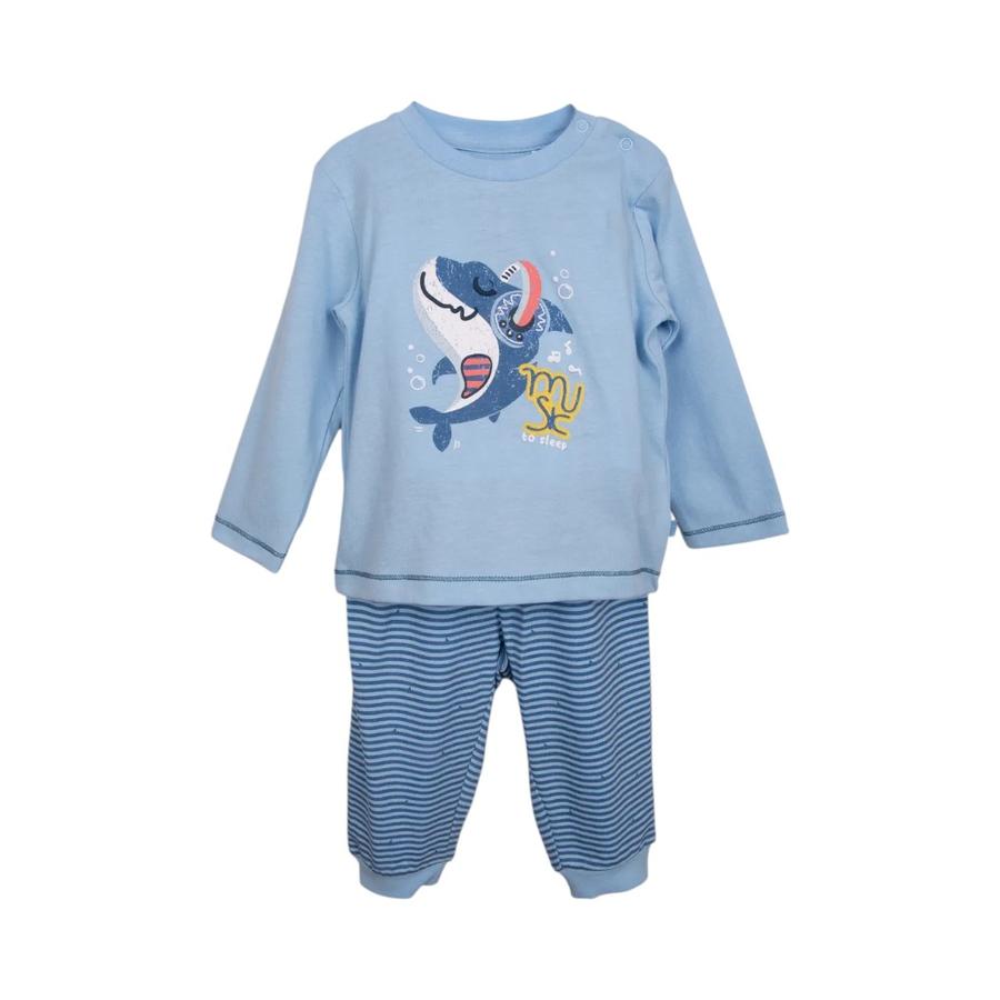 Pijama Largo Niño Pillin PVC402-25 Celeste