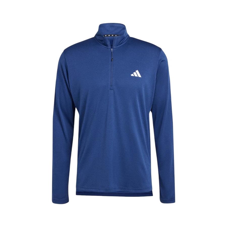 Polera de Entrenamiento Manga Larga Hombre Adidas Azul