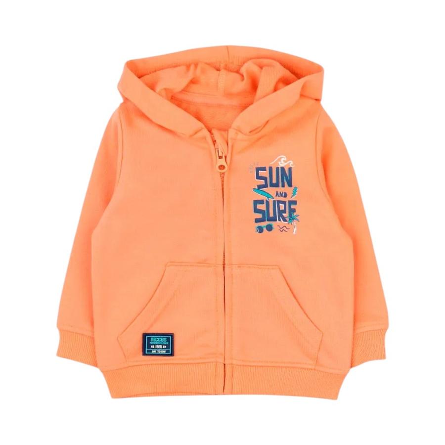 Polerón Niño Ficcus Day To Day 2610695 Naranjo