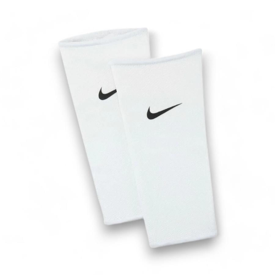 Par Sujeta Canilleras Nike Guard Lock Sleeves Blanco
