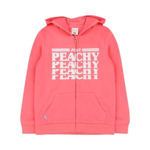 Polerón Full Zipper Niña Ficcus Day To Day 2610741 Coral