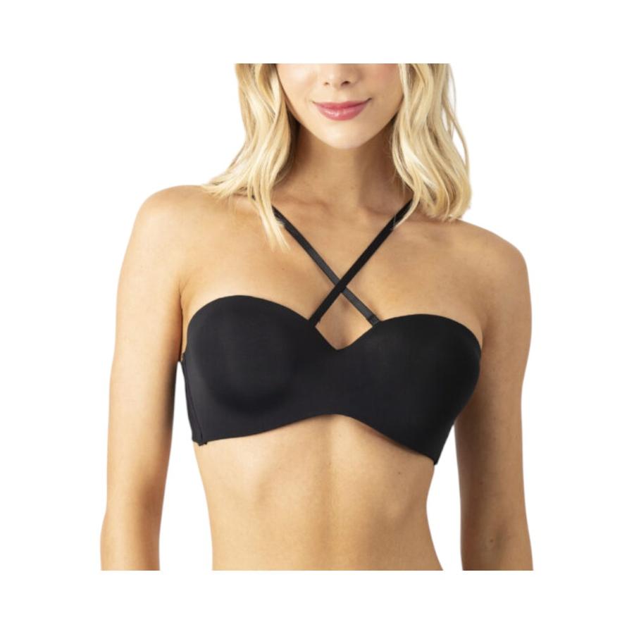 Sostén Strapless Microfibra Mujer Lady Genny S-309C Negro