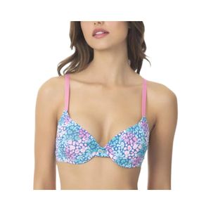 Sostén Microfibra Soft Push-Up Mujer Lady Genny S-689B Rosa
