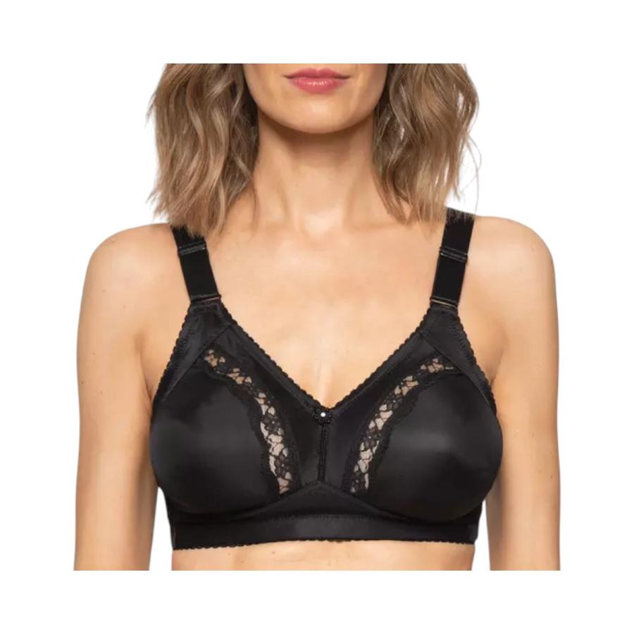 Sostén Sin Arco Mujer Lady Genny S-377D Negro