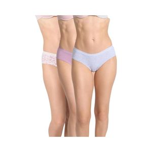 Pack 3 Pantaletas Mujer Intime Caja Regalable Rosado