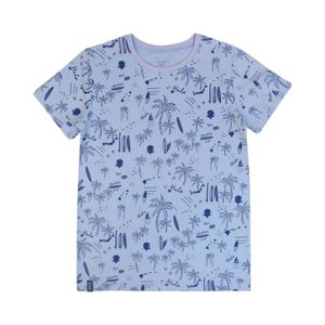 Polera Manga Corta Niño Ficcus Day To Day 2610761 Lavanda