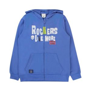 Polerón Full Zipper Niño Ficcus Day to Day 2610762 Índigo