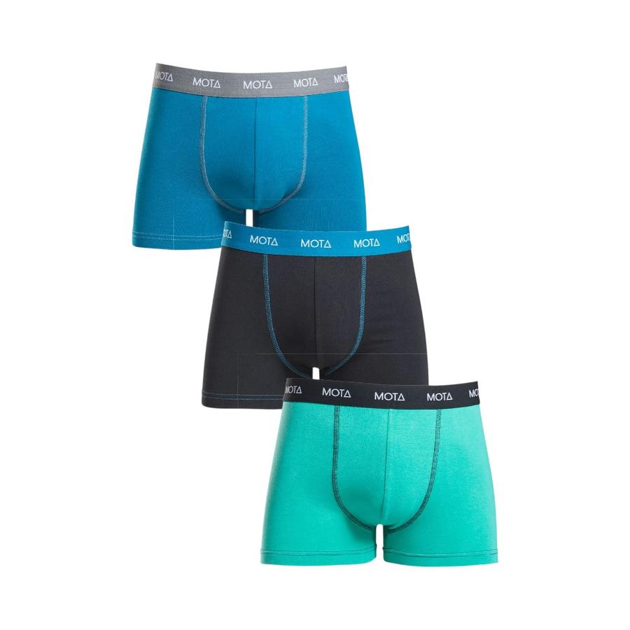 Bóxer Corto Pack 3 Algodón Hombre Mota MT4040