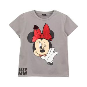 Polera Manga Corta Niña TBC 314014652 Minnie Acero