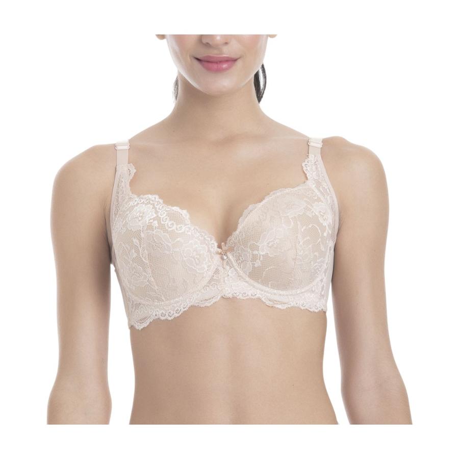 Sostén Alta Suspensión Realce Medio Mujer Lady Genny Nude