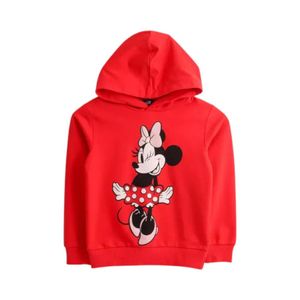 Polerón con Gorro Cerrado Niña TBC 315014477 Minnie Rojo