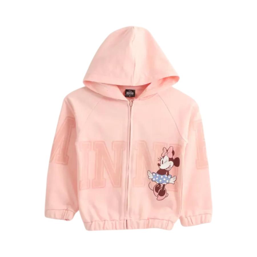Polerón Full Zipper Niña TBC 315014471 Minnie Rosado