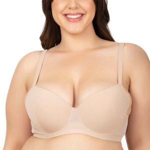 Sostén Microfibra y Powernet Mujer Lady Genny S-987C Nude