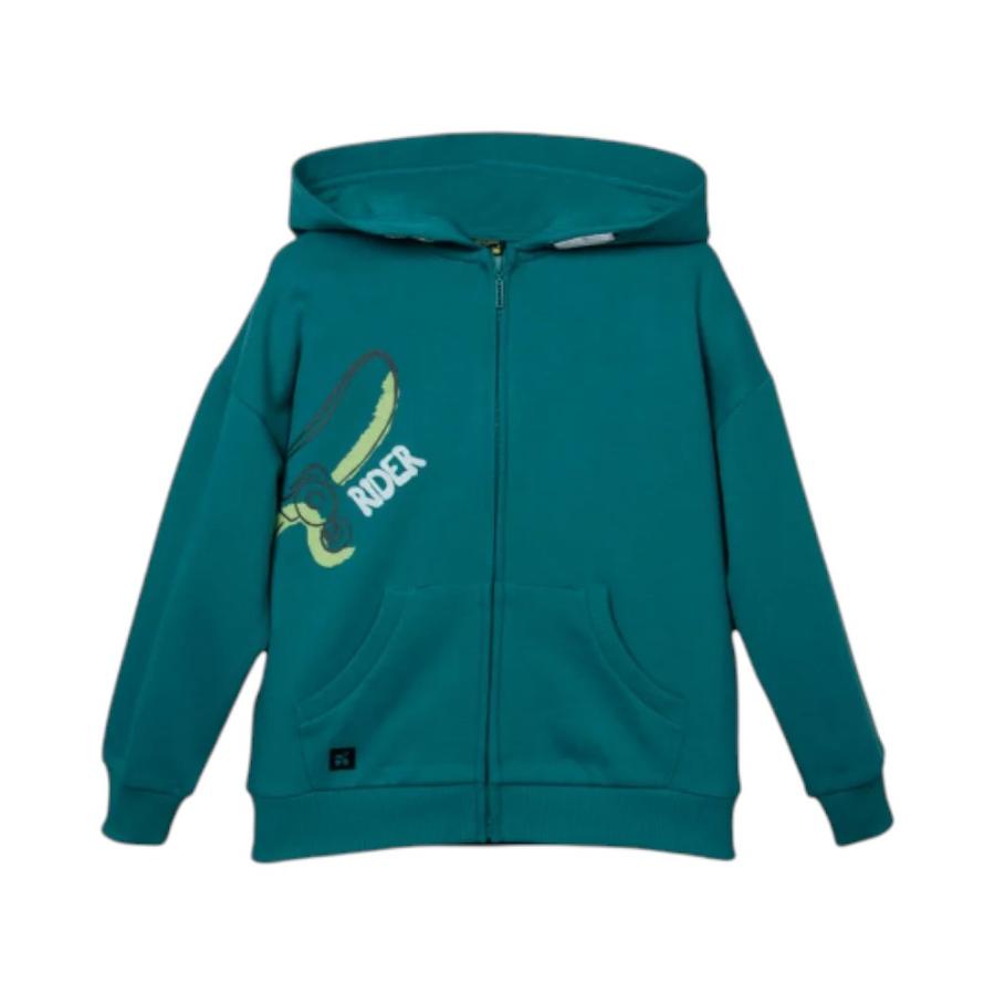 Polerón Fullzipper Niño Apache PVC506-25 Verde