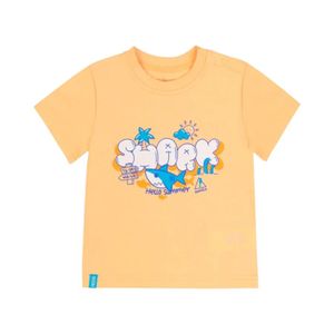 Polera Manga Corta Niño Ficcus Day to Day 2610691 Naranjo