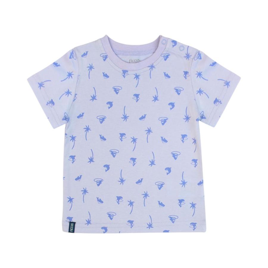 Polera Manga Corta Niño Ficcus Day to Day 2610694 Lavanda