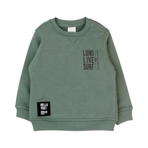 Polerón Cuello Redondo Niño Ficcus Day to Day 2610696 Verde