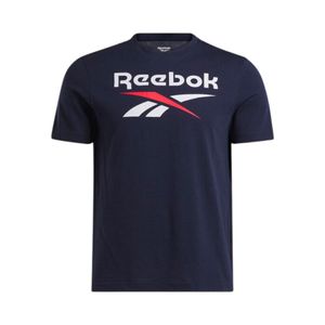 Polera manga corta Hombre Reebok Identity Big Logo Azul M