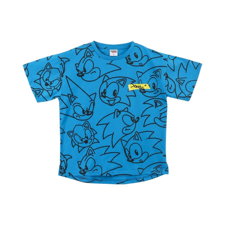 Polera Manga Corta Niño TBC 314014380 Sonic Azul
