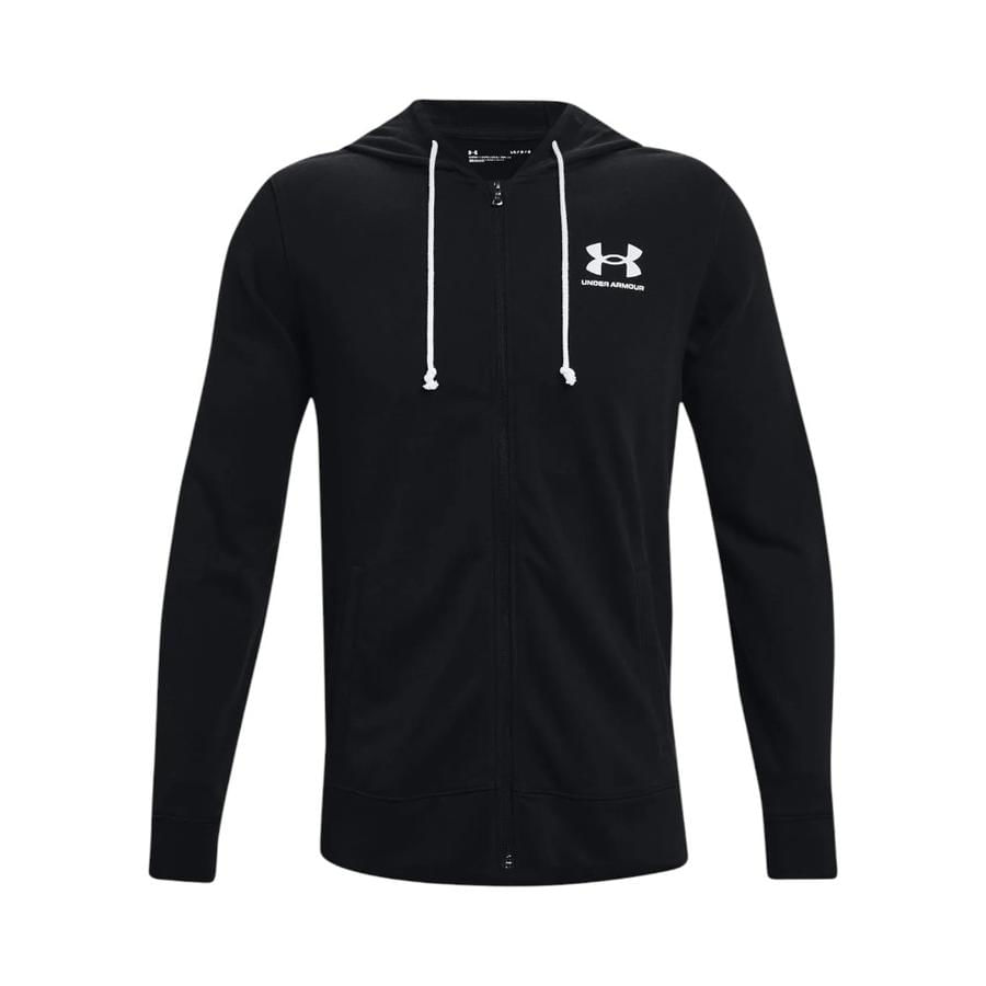 Polerón Fullzipper Hombre Under Armour Rival Terry Negro