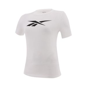 Polera Training Mujer Reebok Vector Graphic Tee Blanco