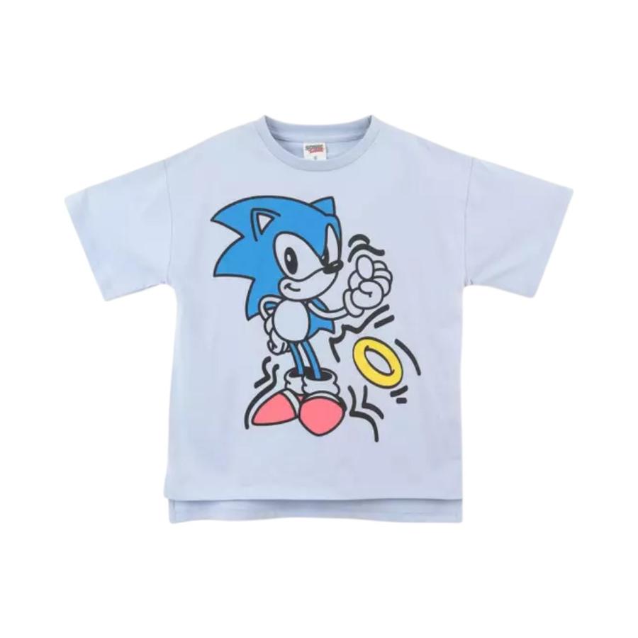 Polera Manga Corta Niño TBC 314014371 Sonic Celeste