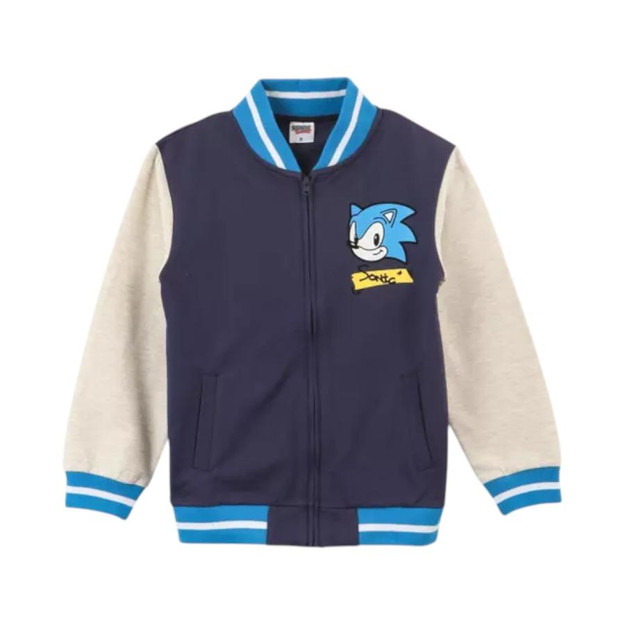 Polerón Full Zipper Niño TBC 315014373 Sonic Navy