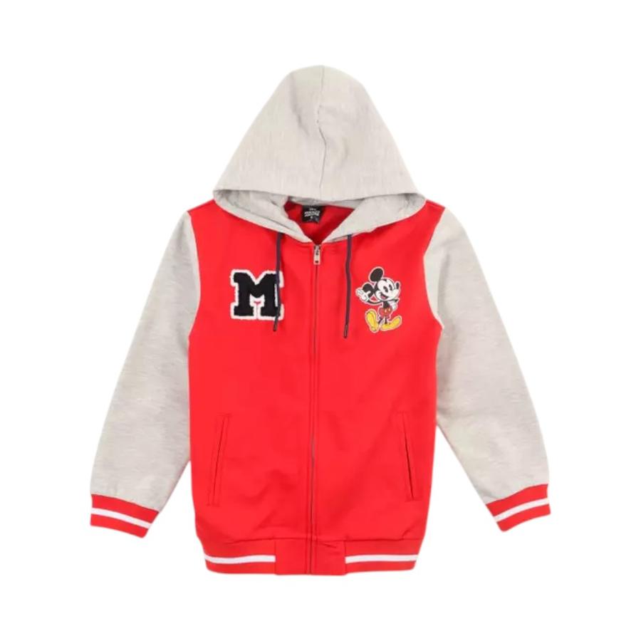 Polerón Full Zipper Niño TBC Mickey Rojo
