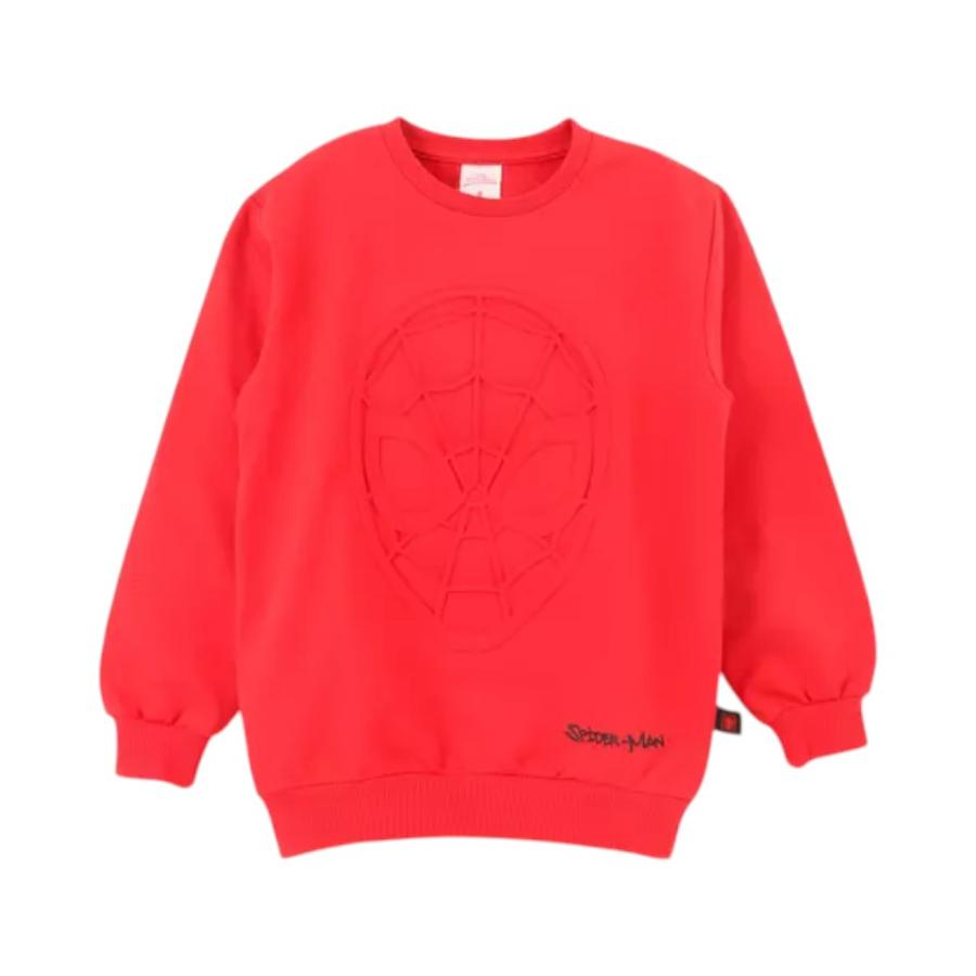 Polerón Cerrado Niño TBC 315014624 Spiderman Rojo