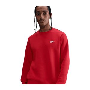 Polerón Hombre Nike Club Rojo