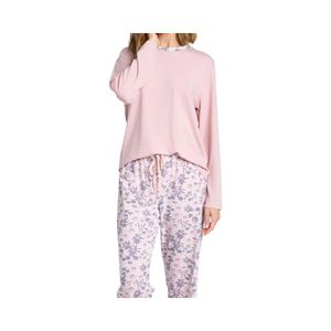 Pijama Mujer Intime Poli Algodón Caja Regalable Rosado