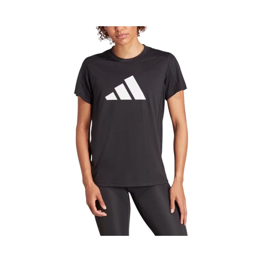 Polera Entrenamiento Mujer Adidas TrainEssentials Logo Negro