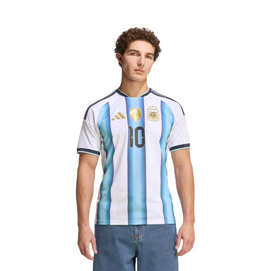 Camiseta Futbol Hombre Adidas LocalArgentina 26Messi Bicolor