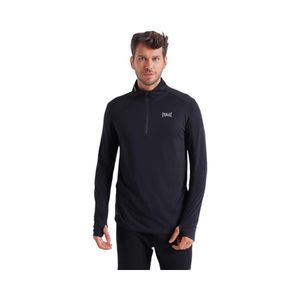 Polera Qtr Zip Cardio Box Hombre Everlast EHW2372 Negra