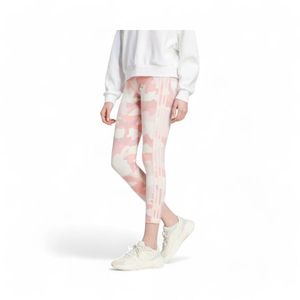 Calzas Mujer Adidas 3 Tiras Camuflaje Largo 7/8 Rosado