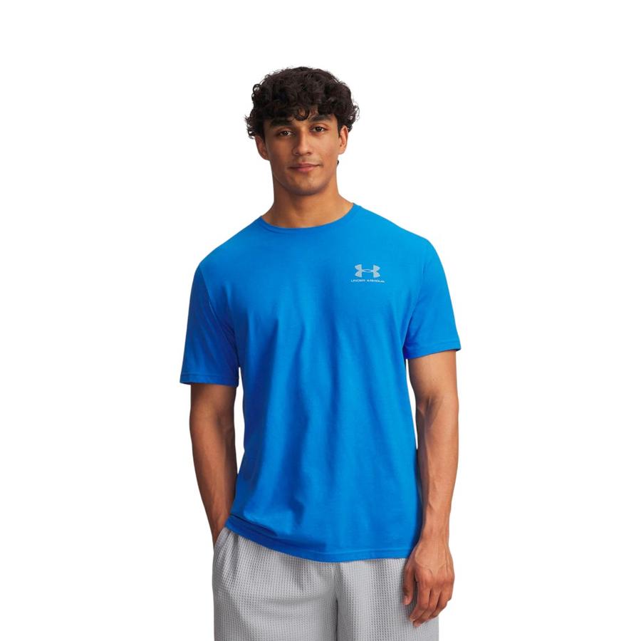 Polera Hombre Under Armour Left Chest Logo Azul