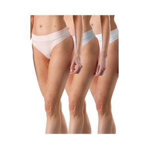 Pack 3X Culotte Algodón Flores 25005 Blanco
