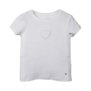 Polera Manga Corta Niña Pierina PVC616-25 Crudo