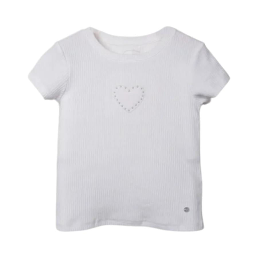 Polera Manga Corta Niña Pierina PVC616-25 Crudo