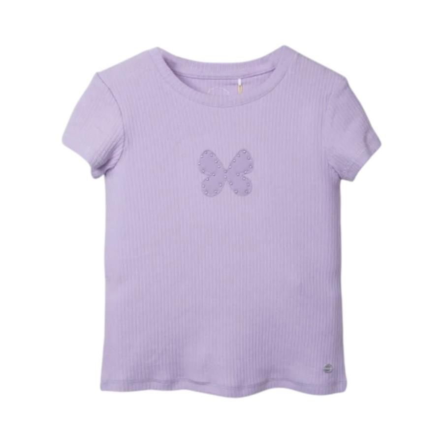Polera Manga Corta Niña Pierina PVC616-25 Lila