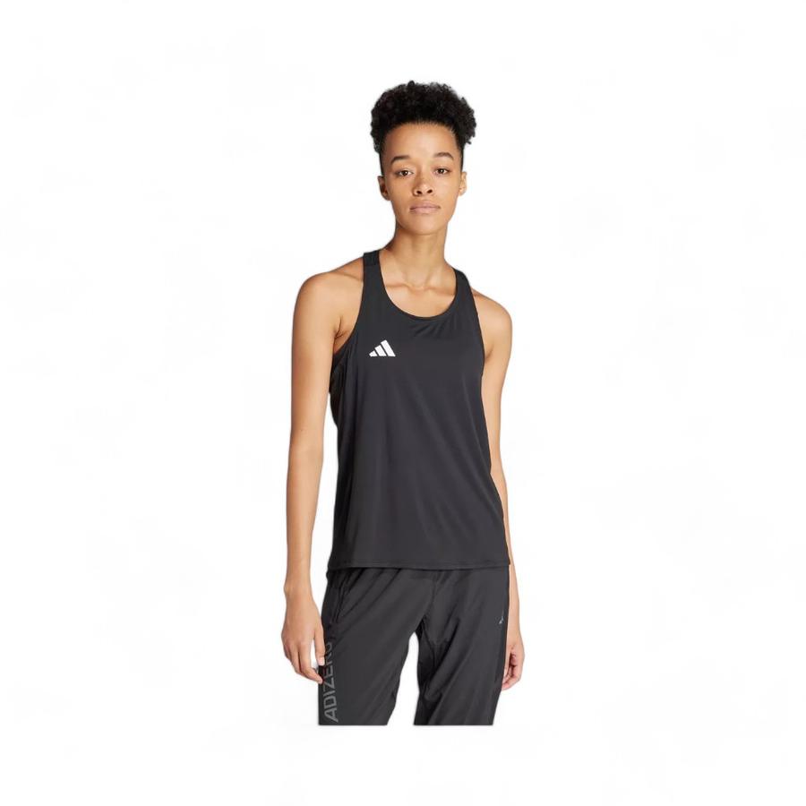 Polera Mujer Adidas Running Adizero Essentials Negro